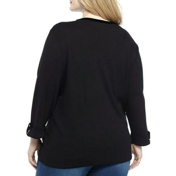 Kim Rogers Women's Blouse Plus Size 1X 2X - Picture 3 of 5